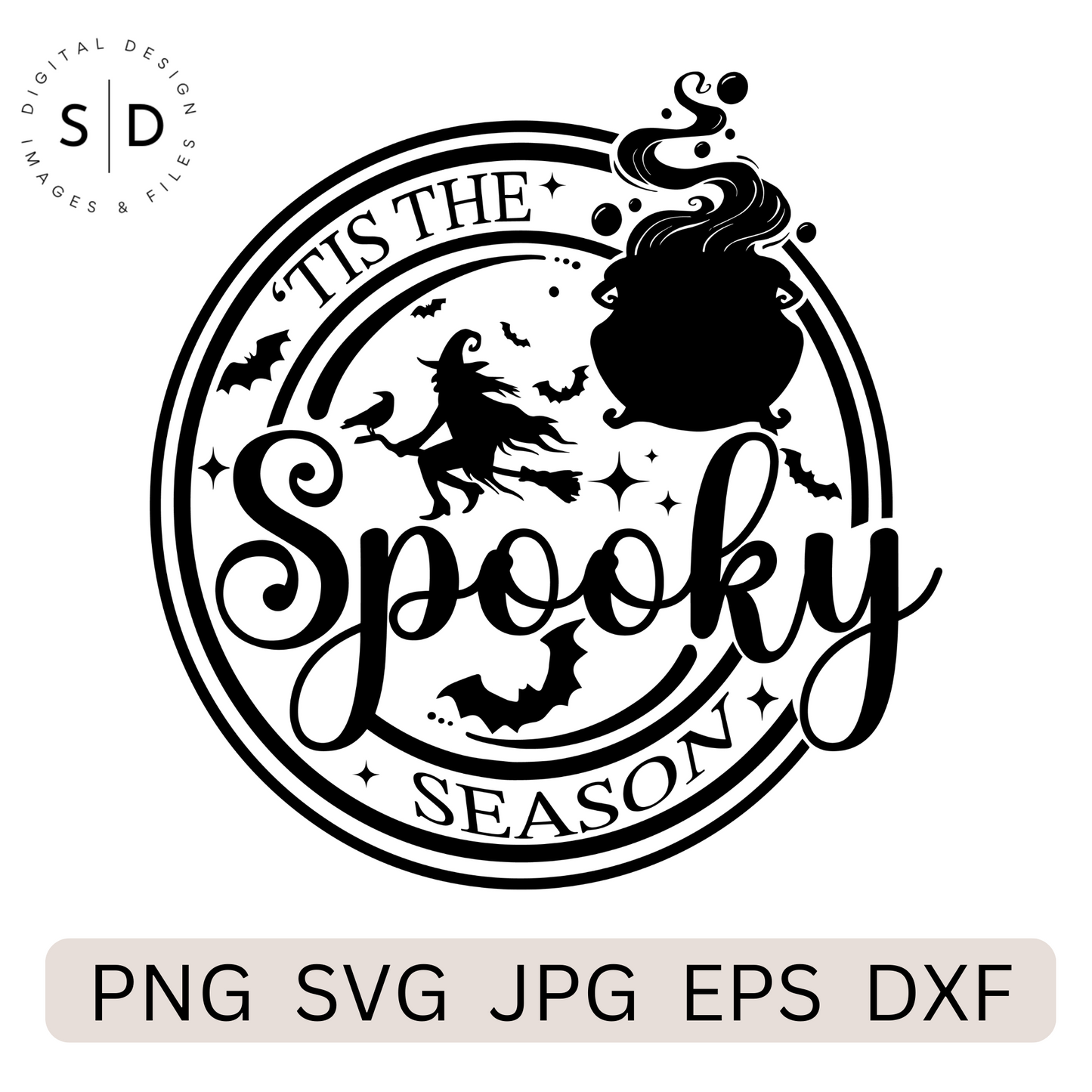 Tis The Spooky SeasonSVG Design