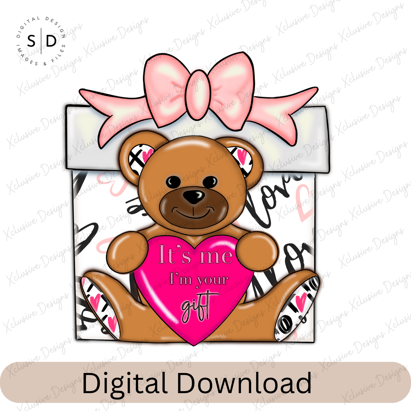 It's Me, I'm Your Gift, Valentines PNG