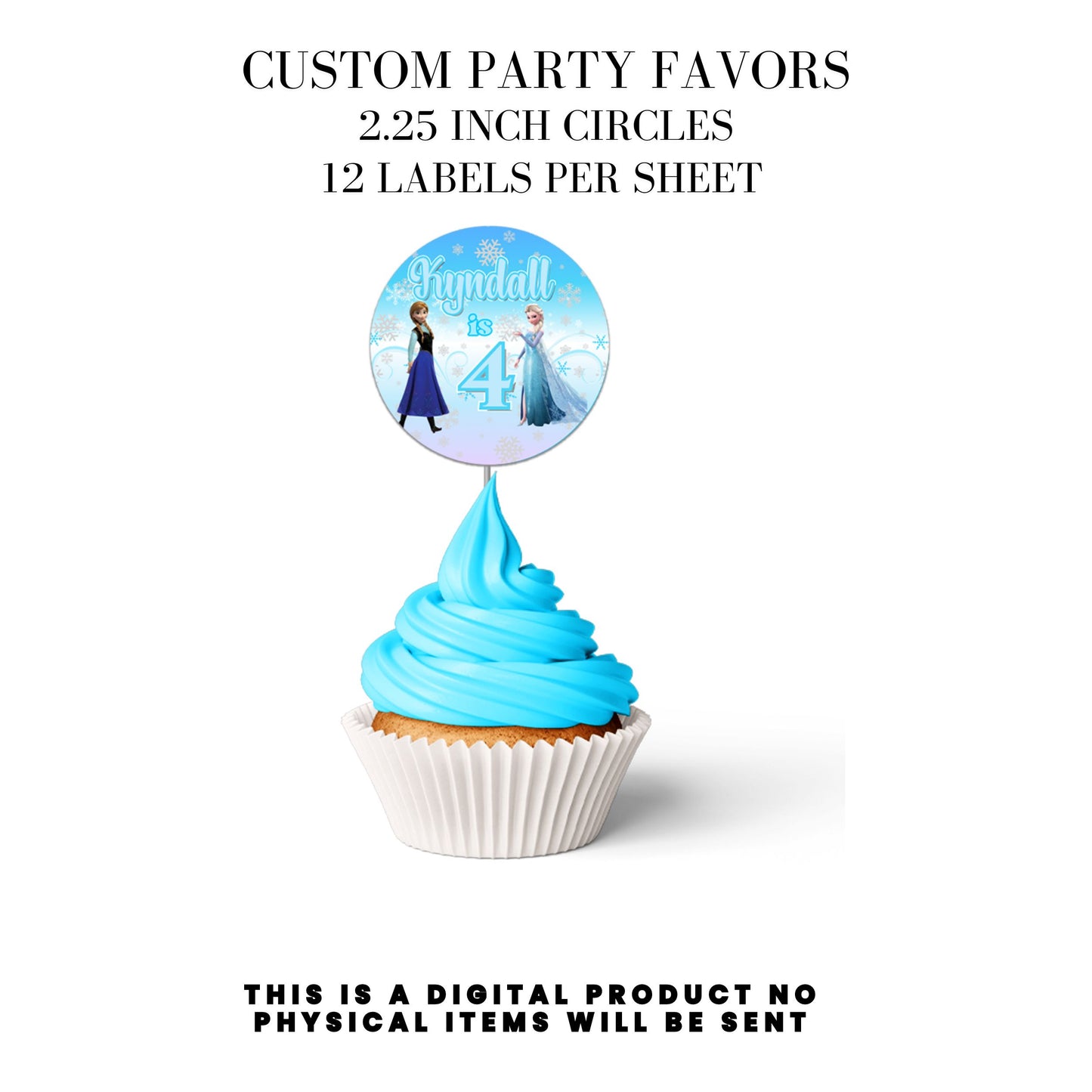 Frozen Birthday Party Favors DFY
