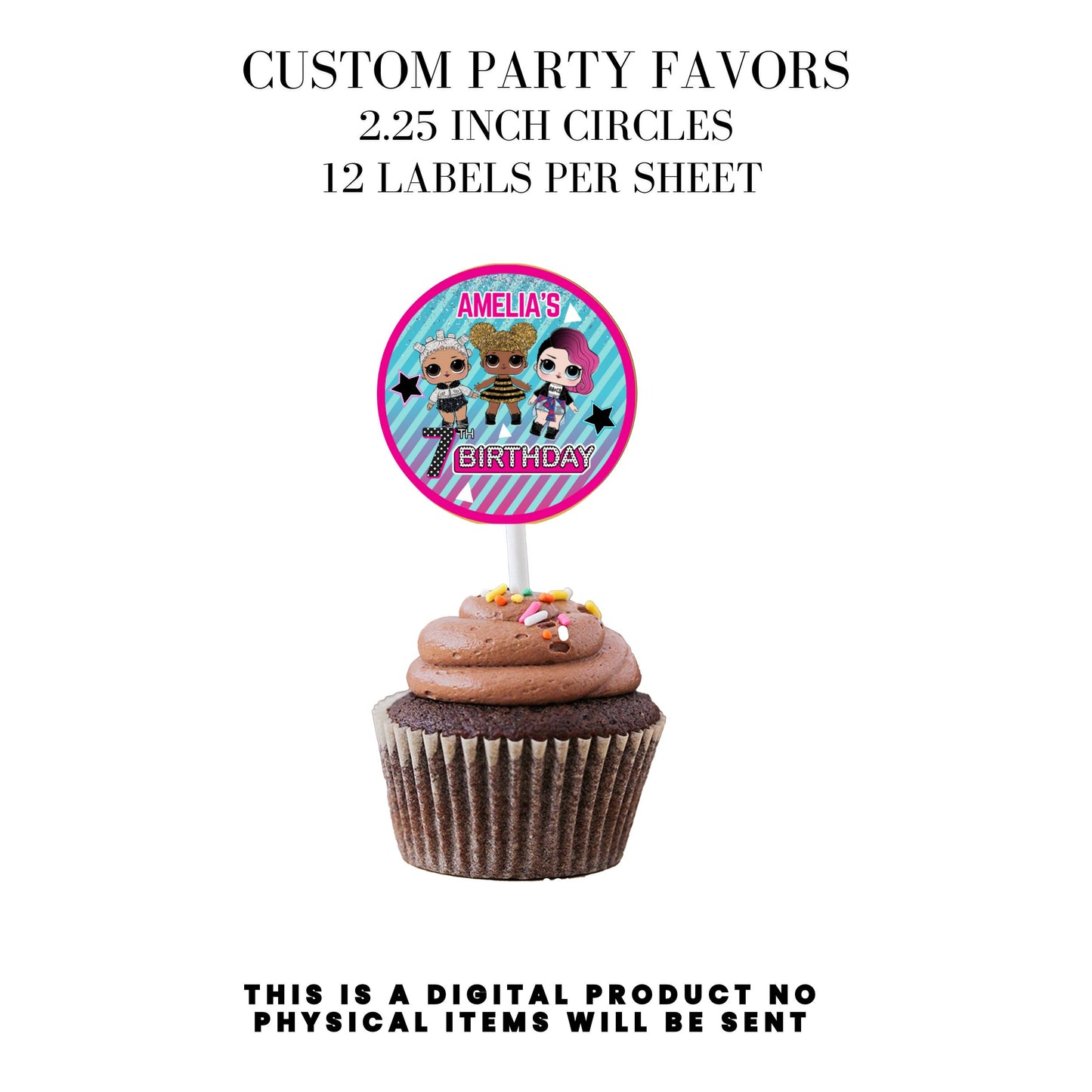 LOL Dolls Birthday Party Favors DFY