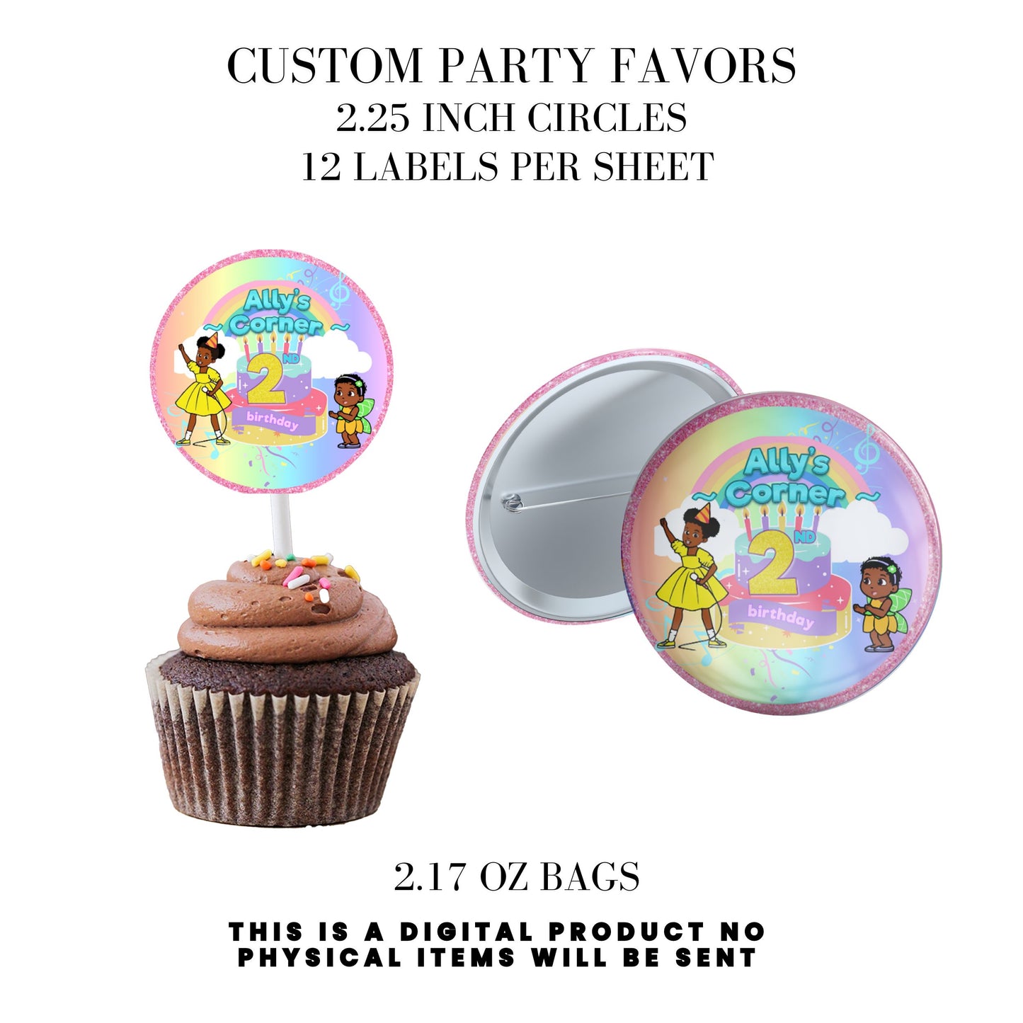 Gracie's Corner Birthday Party Favors DFY