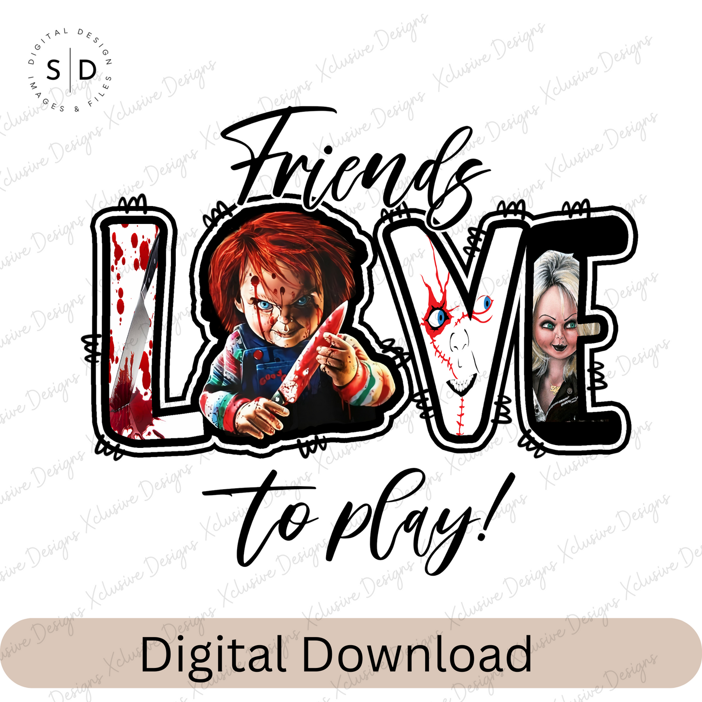 Friends Love To Play Halloween PNG
