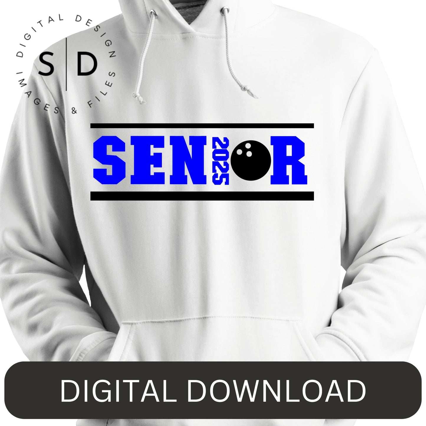 Senior 2025 Bowling SVG