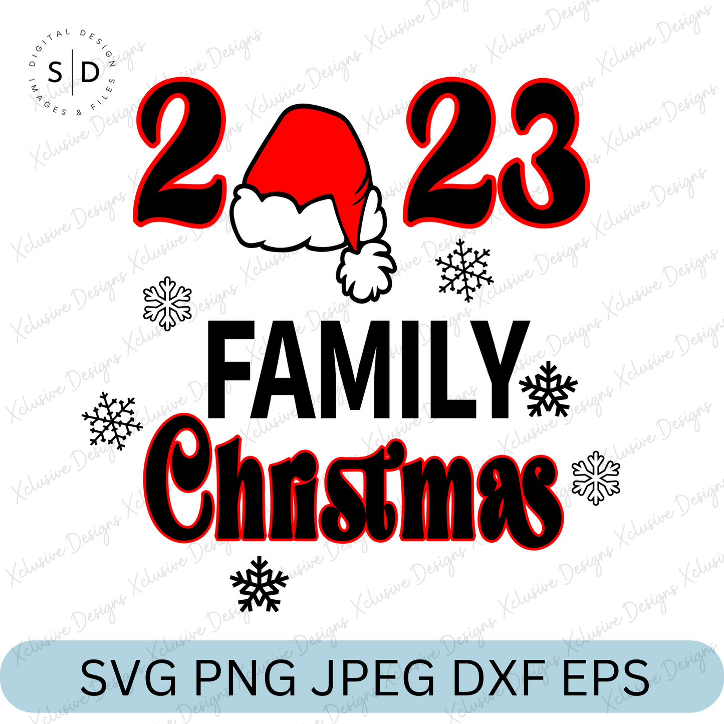2023 Family Christmas SVG