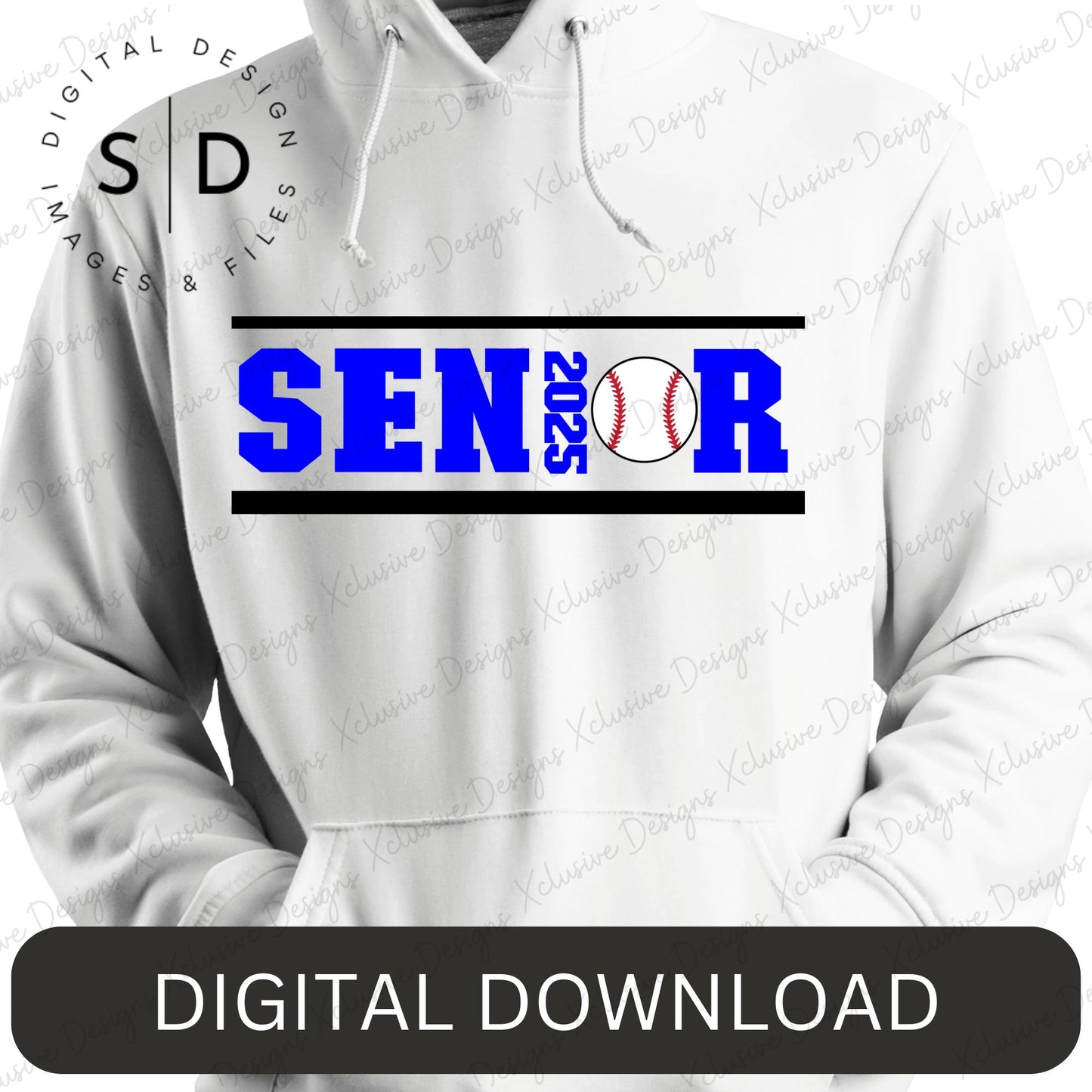 Senior 2025 Baseball SVG
