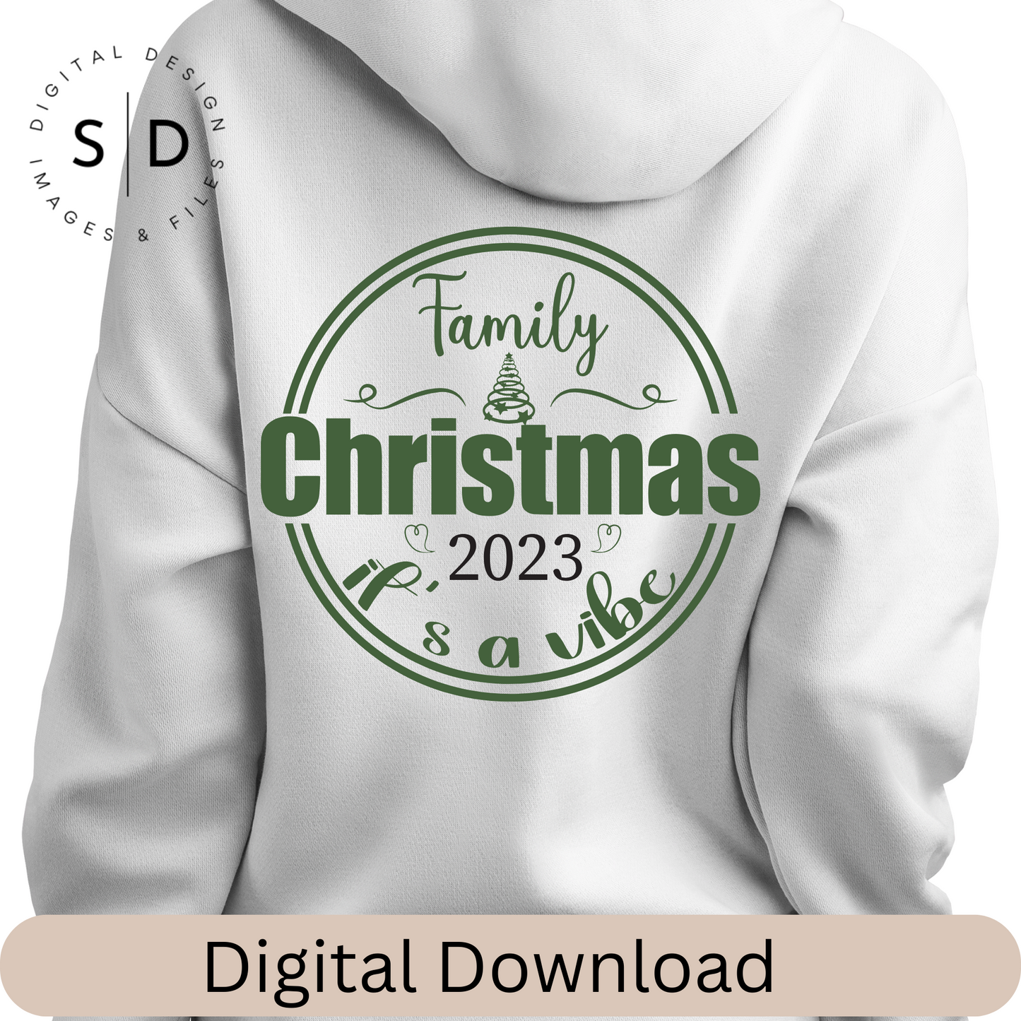 It's A Vibe Family Christmas SVG