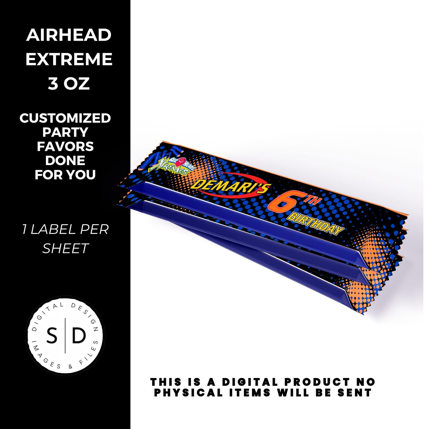 Nerf Ready Aim Fire Birthday Party Favors DFY