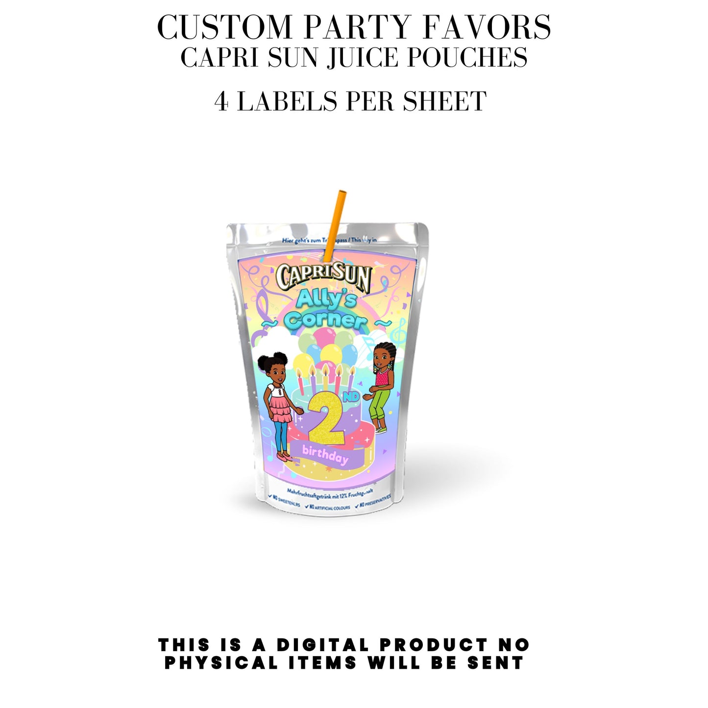 Gracie's Corner Birthday Party Favors DFY