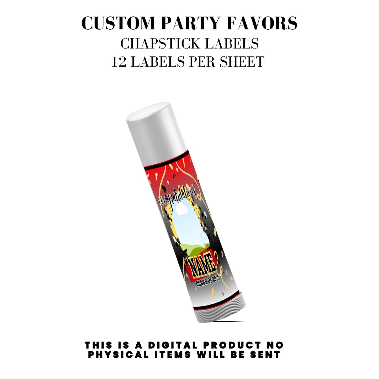 Class of 2025 Graduation Party Favor Canva Template Bundle ๐โจ