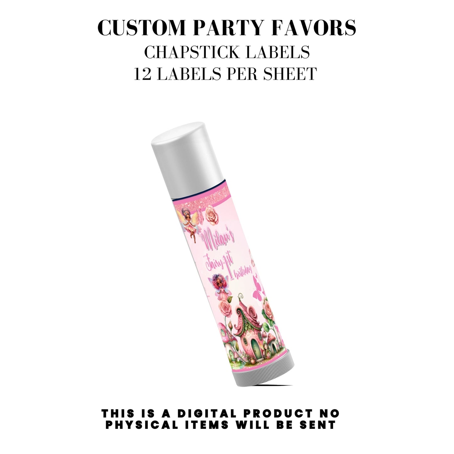 Pink Fairy Garden Birthday Party Favors DFY
