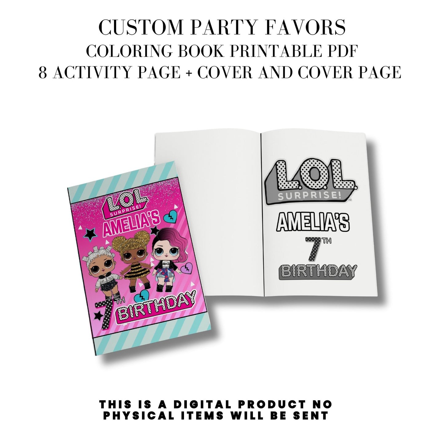 LOL Dolls Birthday Party Favors DFY