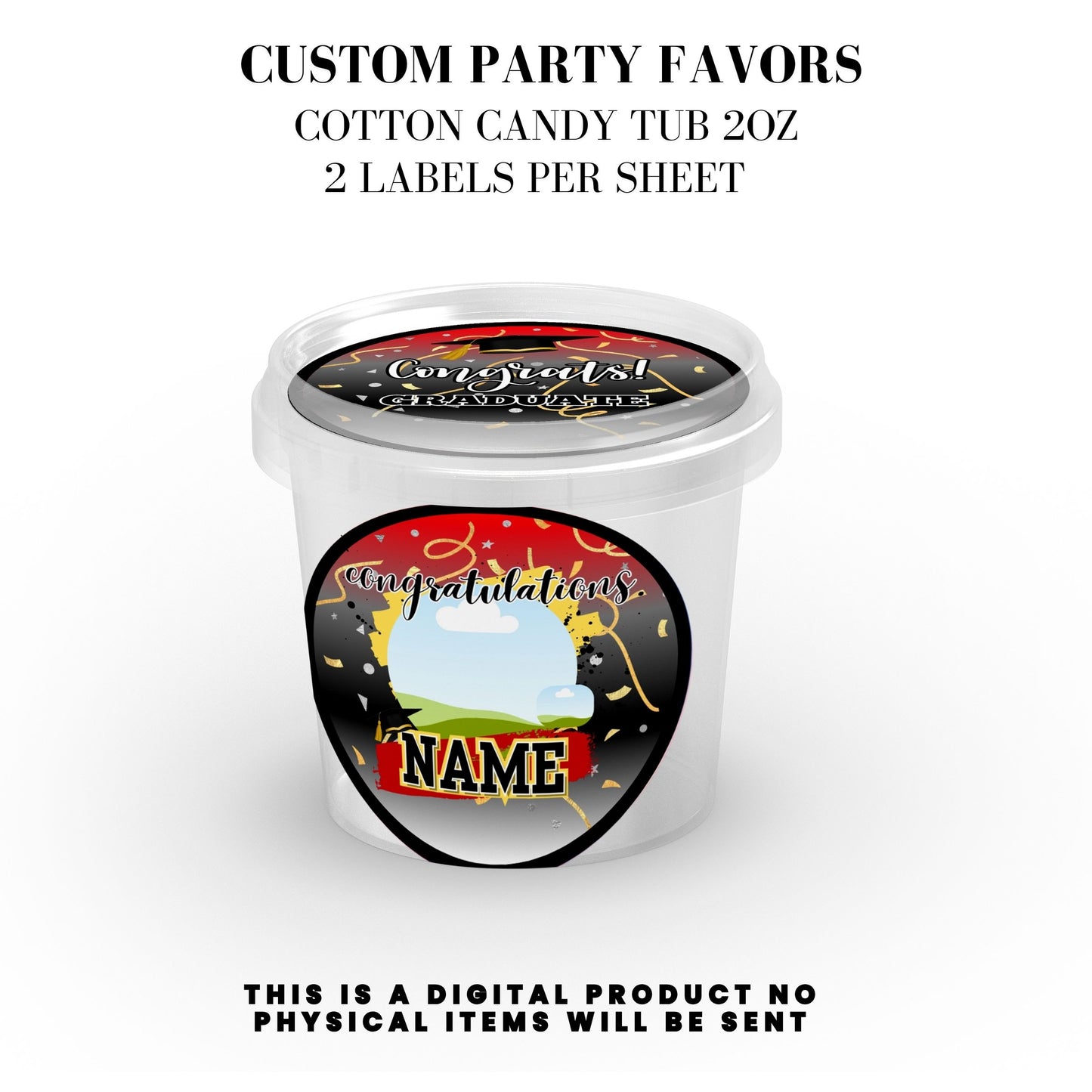 Class of 2025 Graduation Party Favor Canva Template Bundle ๐โจ