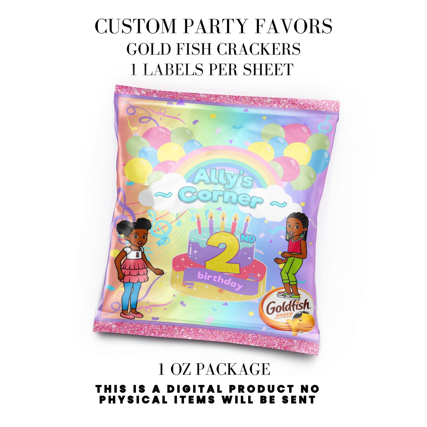 Gracie's Corner Birthday Party Favors DFY