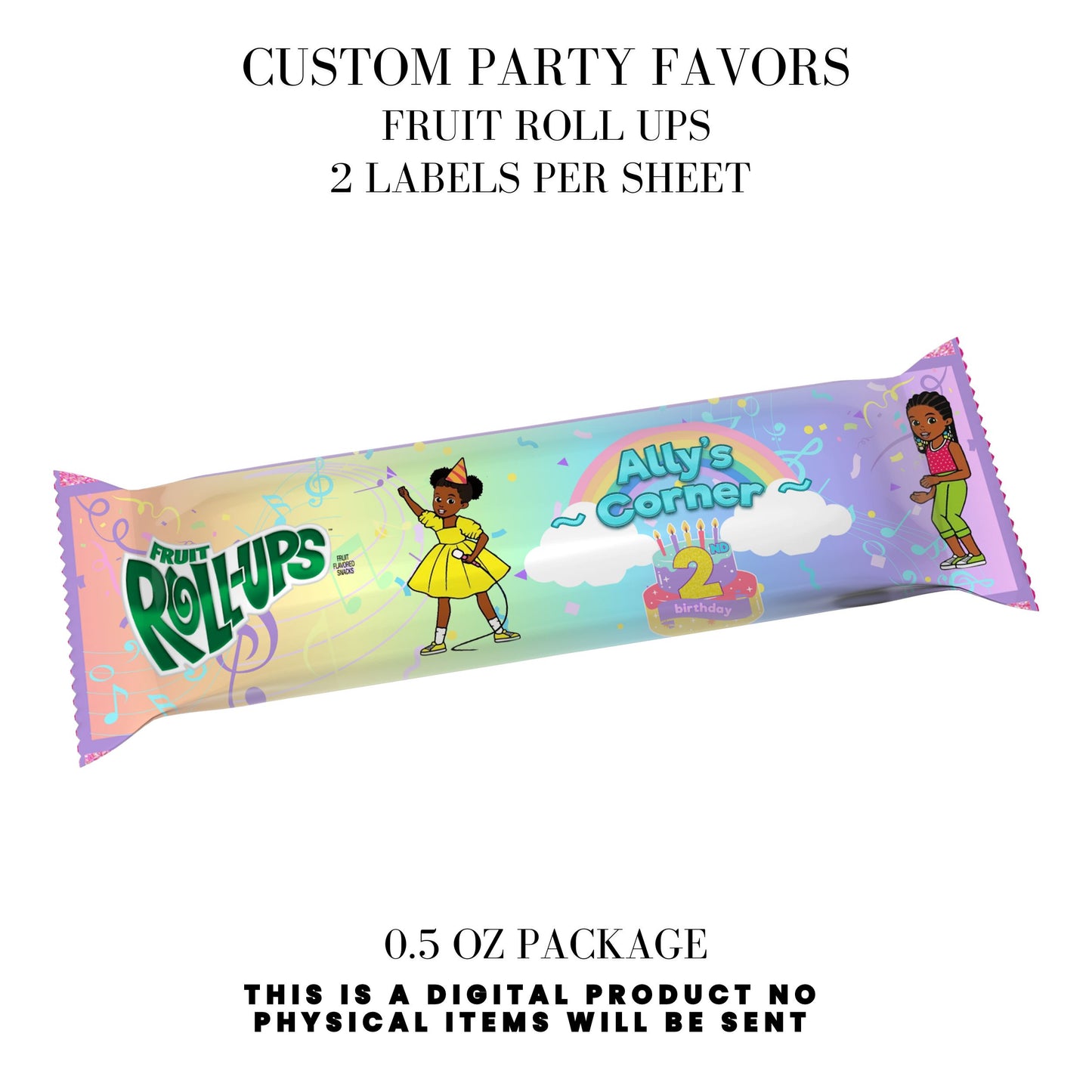 Gracie's Corner Birthday Party Favors DFY