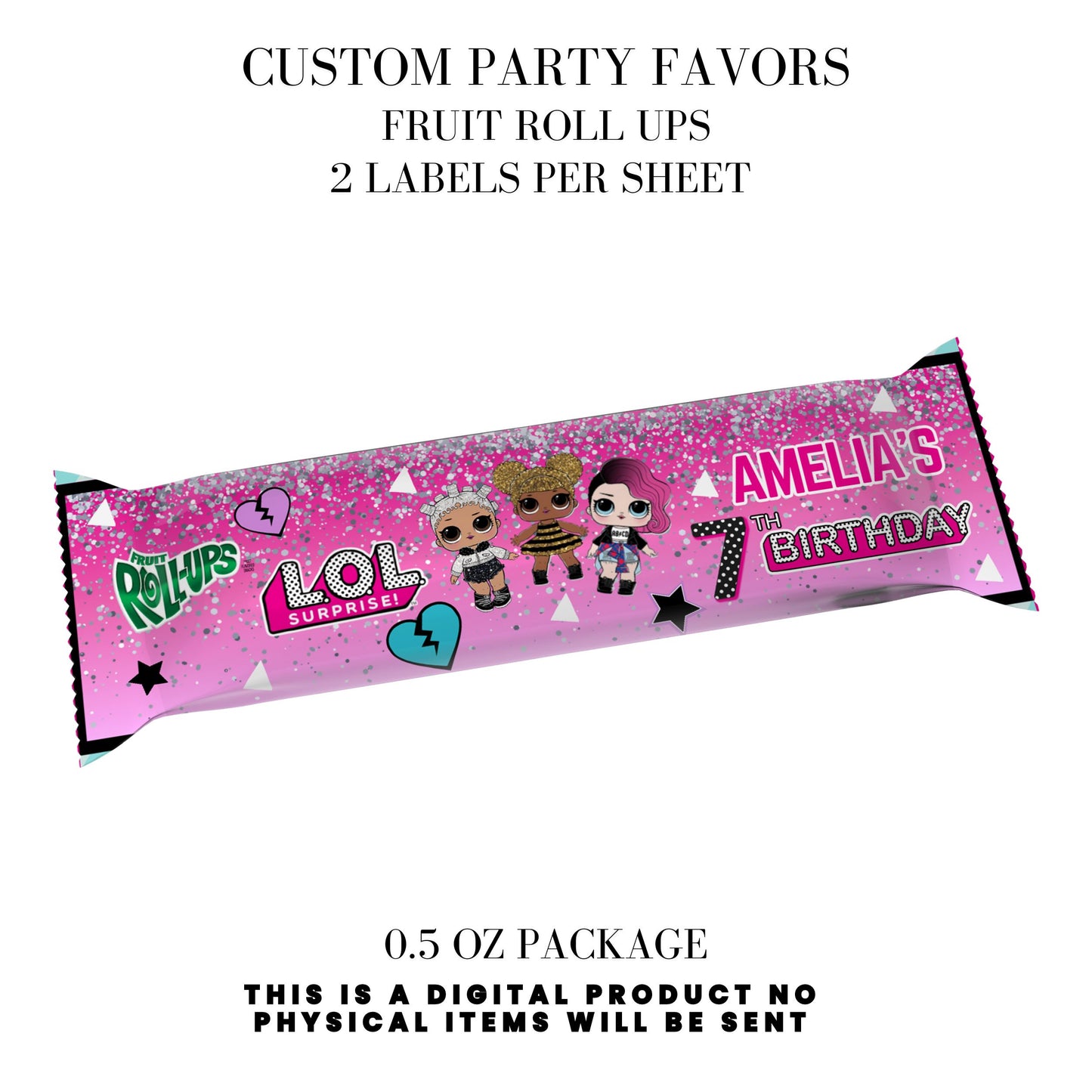 LOL Dolls Birthday Party Favors DFY