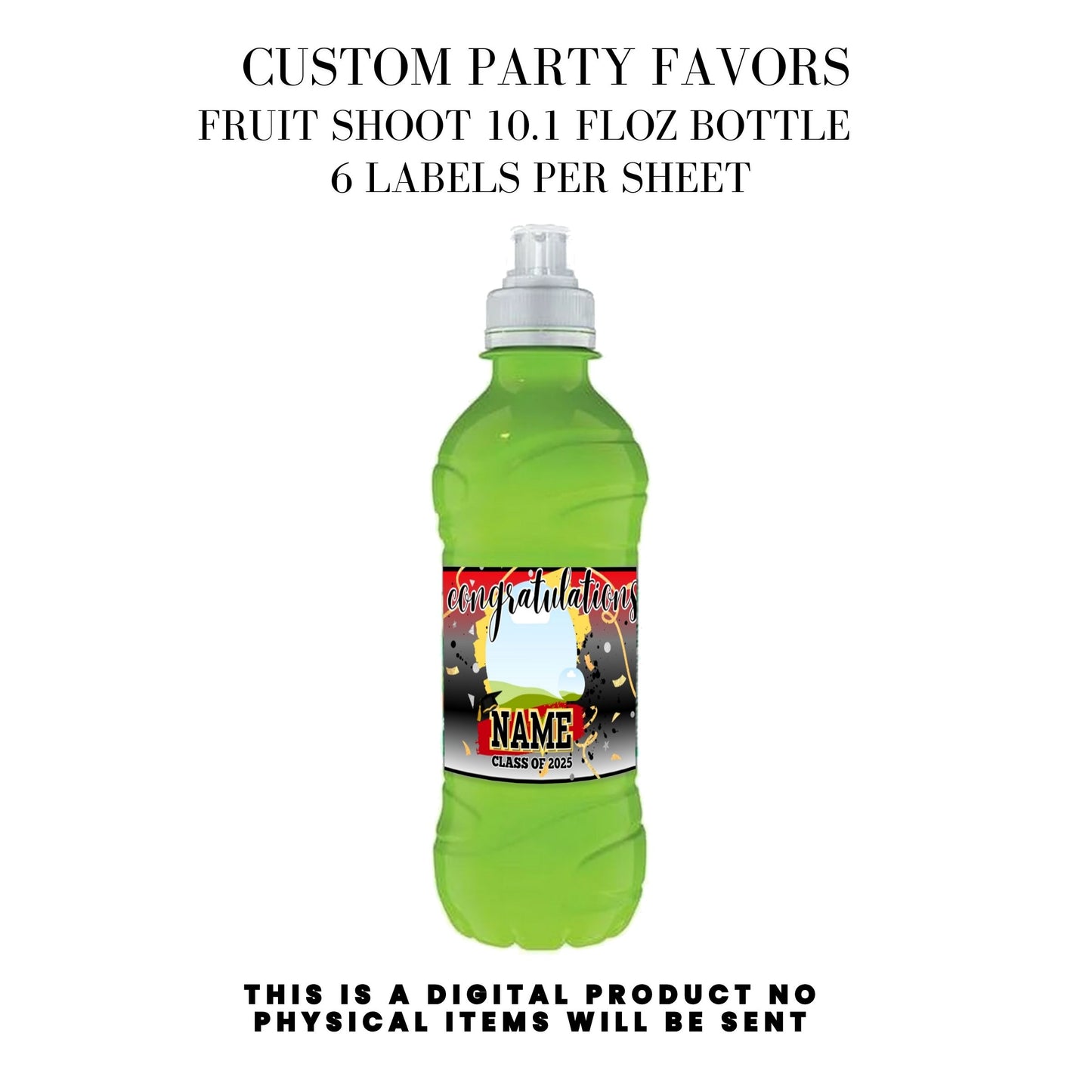 Class of 2025 Graduation Party Favor Canva Template Bundle ๐โจ