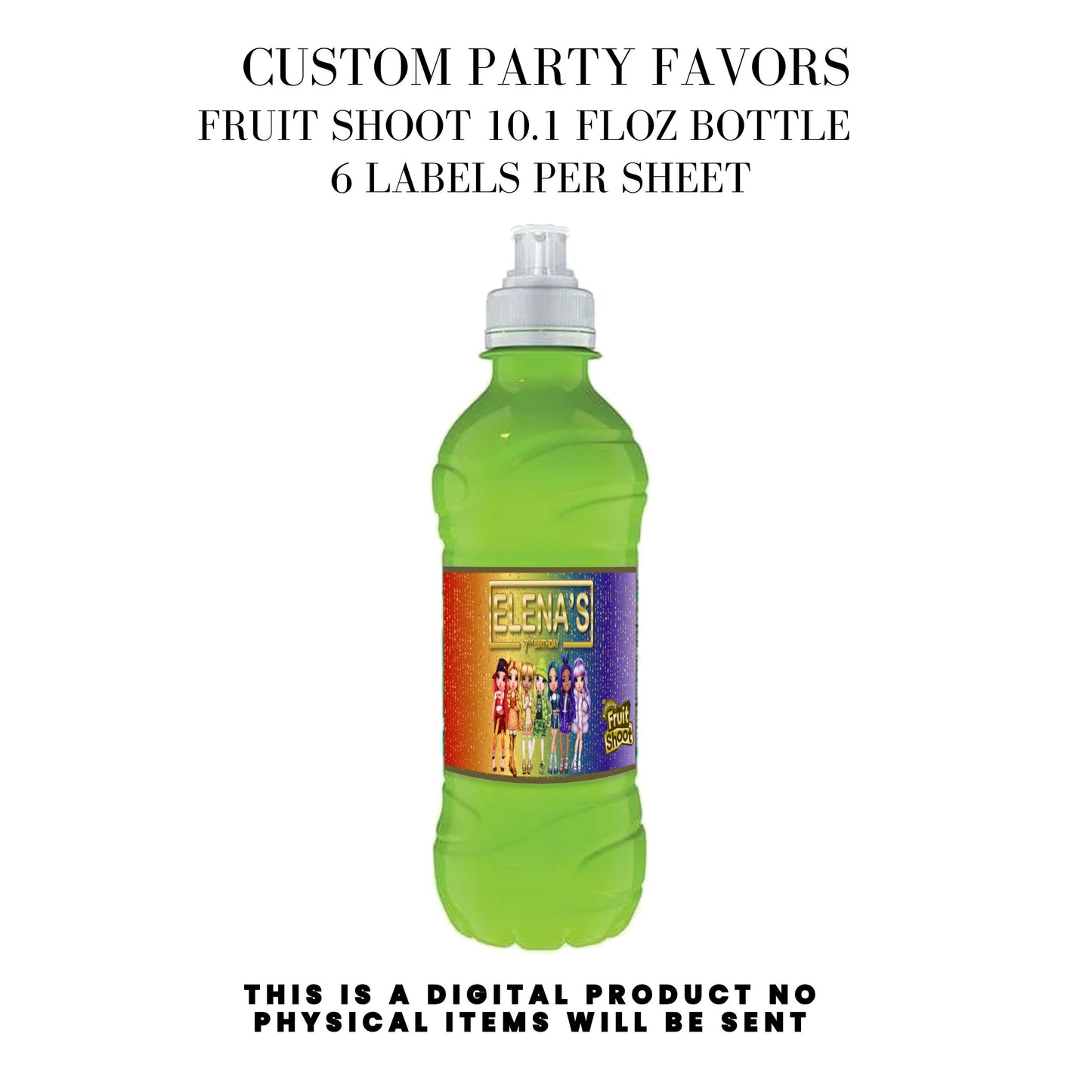 Rainbow High Birthday Party Favors DFY