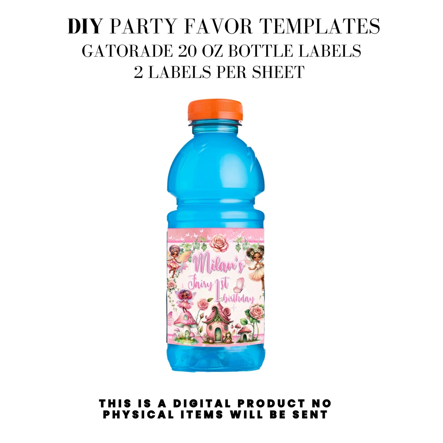 Pink Fairy Garden Birthday Party Favors DFY