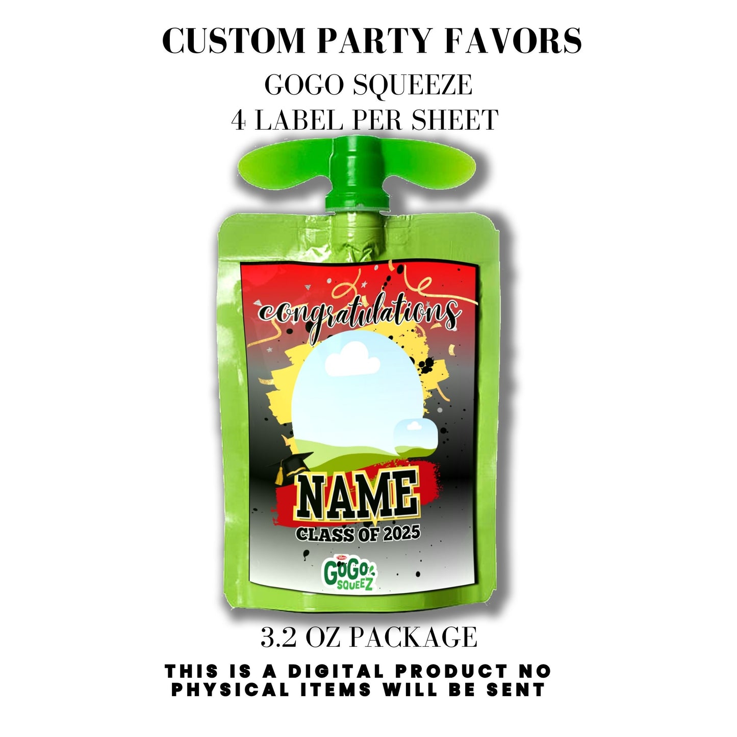 Class of 2025 Graduation Party Favor Canva Template Bundle ๐โจ
