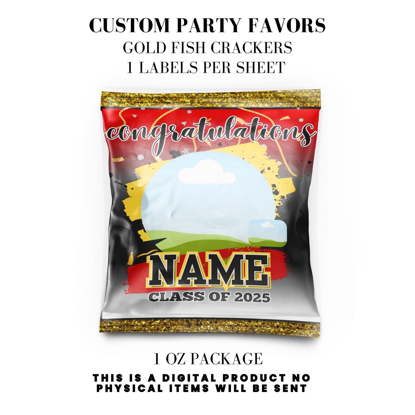 Class of 2025 Graduation Party Favor Canva Template Bundle ๐โจ