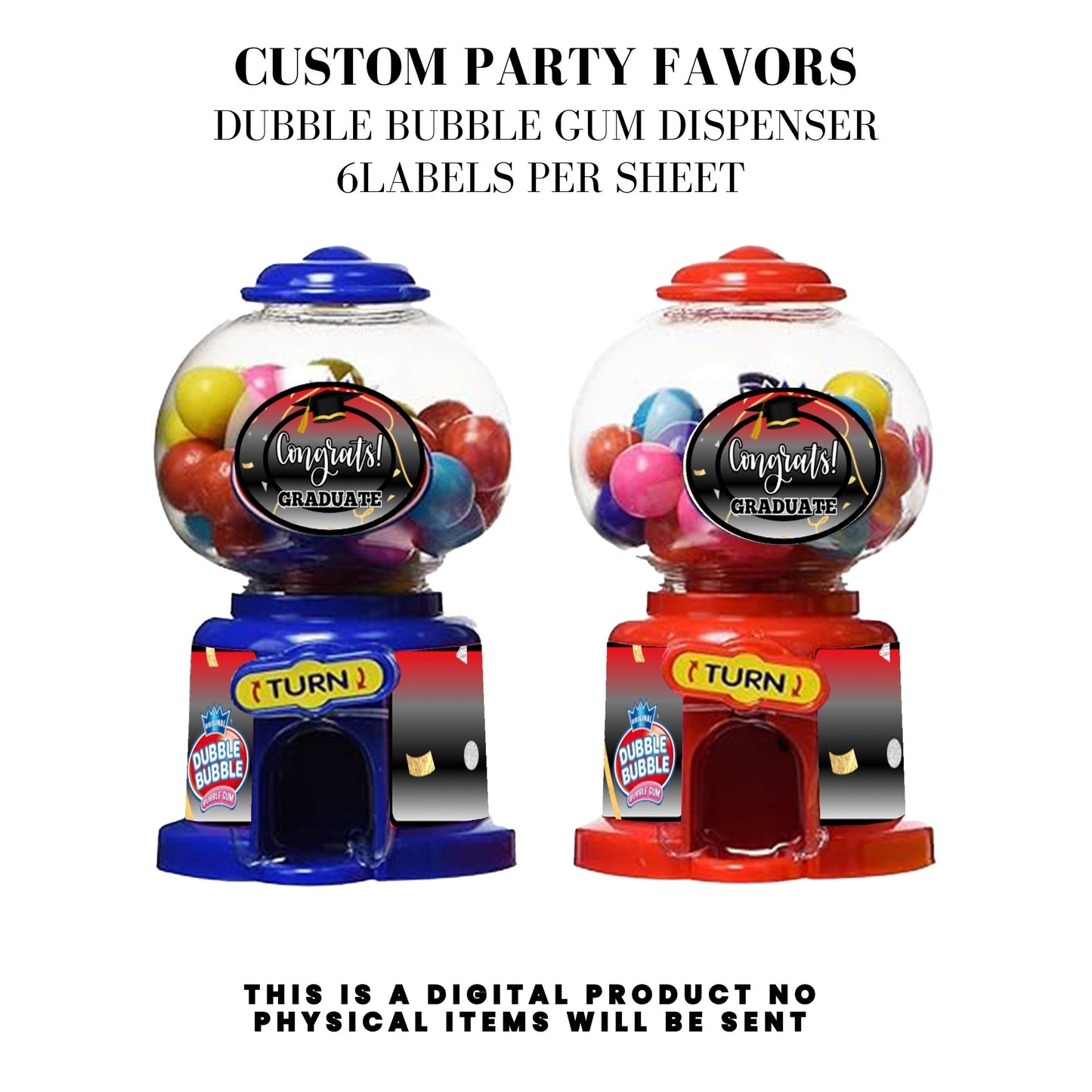 Class of 2025 Graduation Party Favor Canva Template Bundle ๐โจ