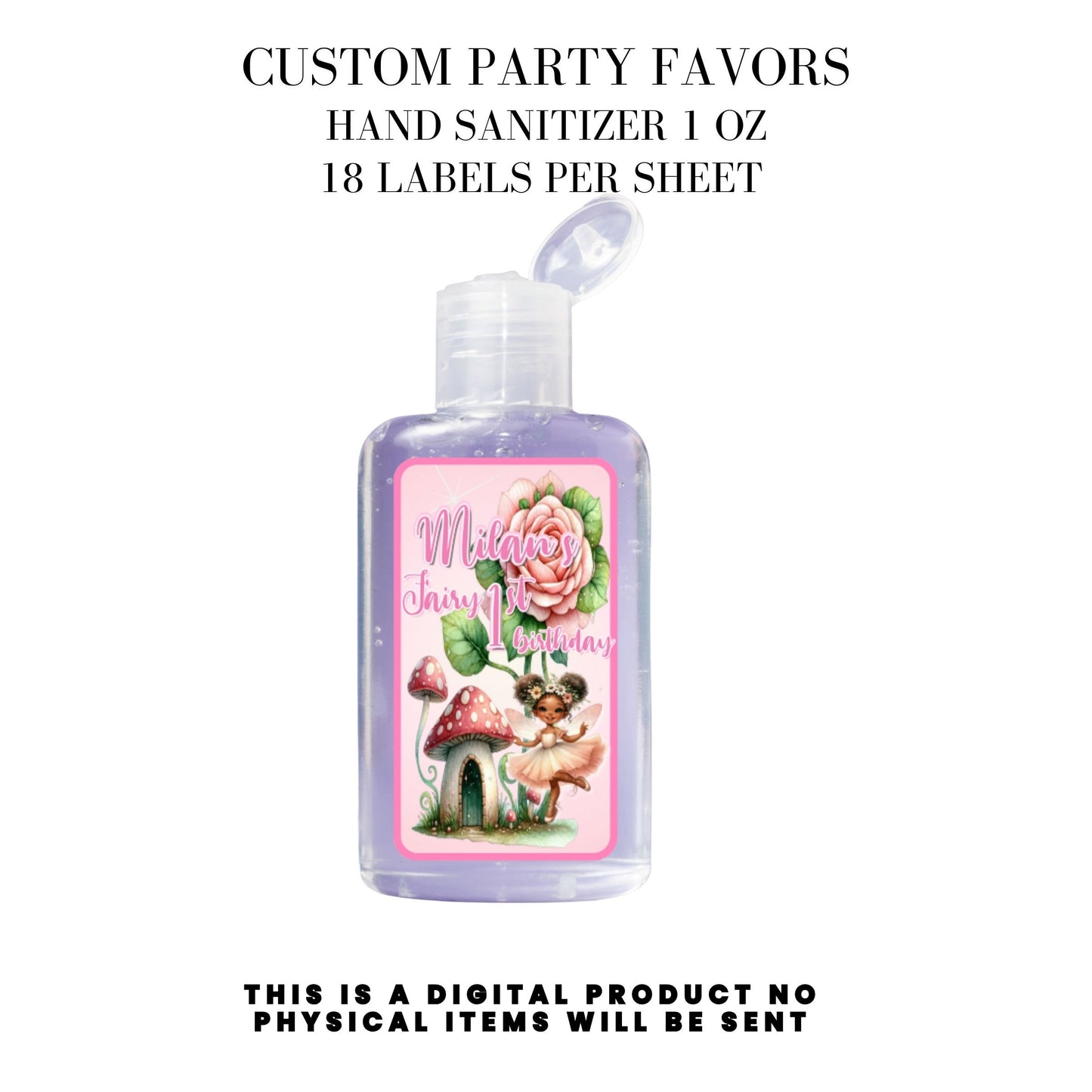 Pink Fairy Garden Birthday Party Favors DFY