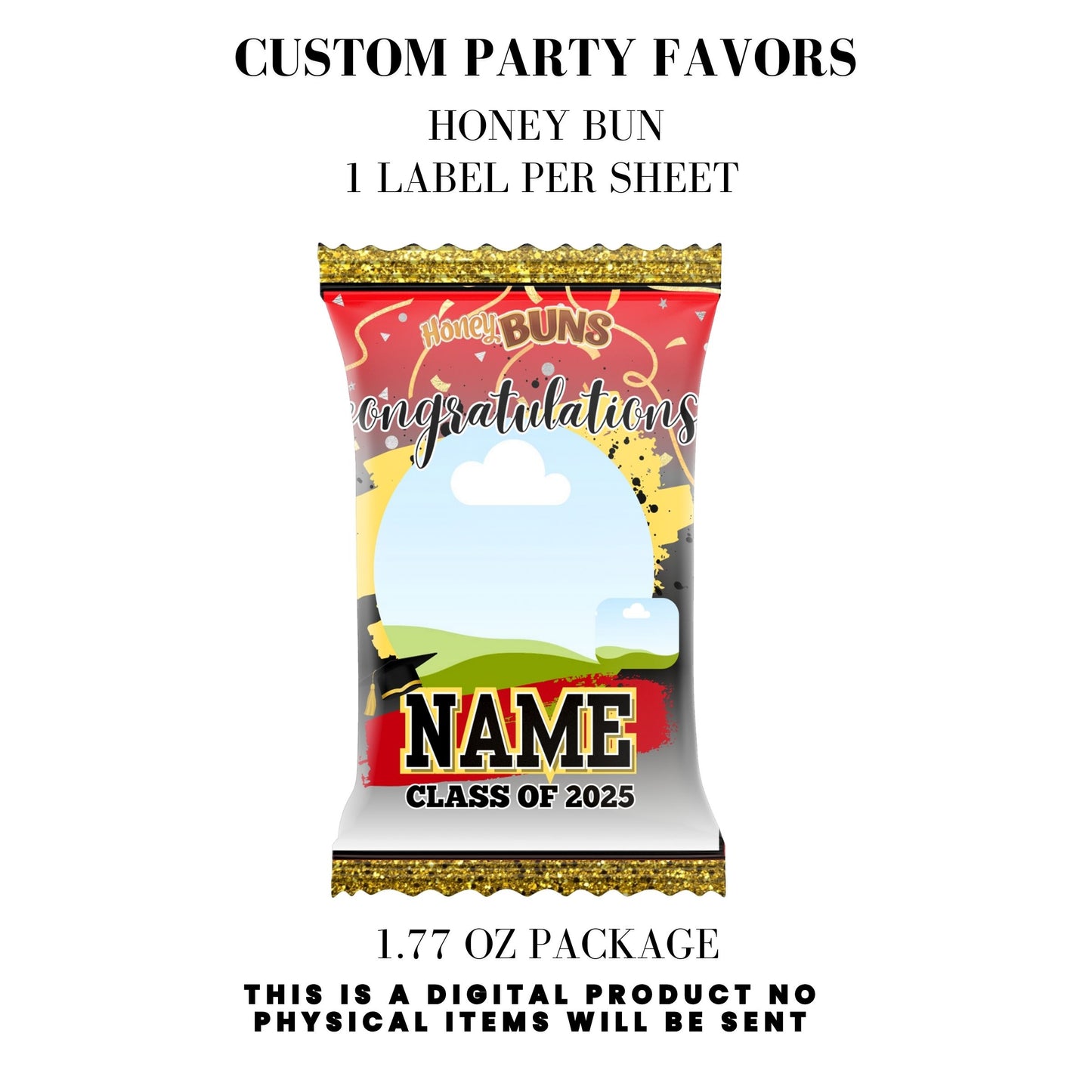 Class of 2025 Graduation Party Favor Canva Template Bundle ๐โจ