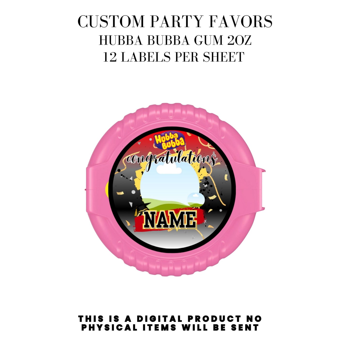 Class of 2025 Graduation Party Favor Canva Template Bundle ๐โจ