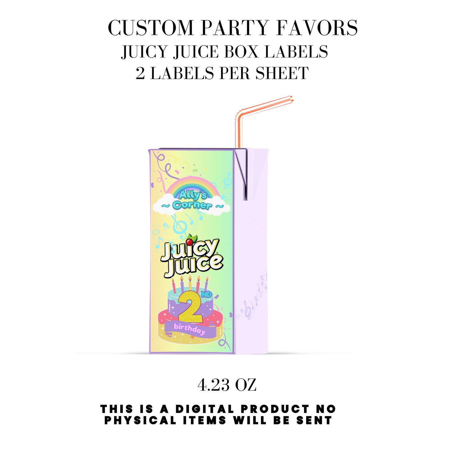Gracie's Corner Birthday Party Favors DFY