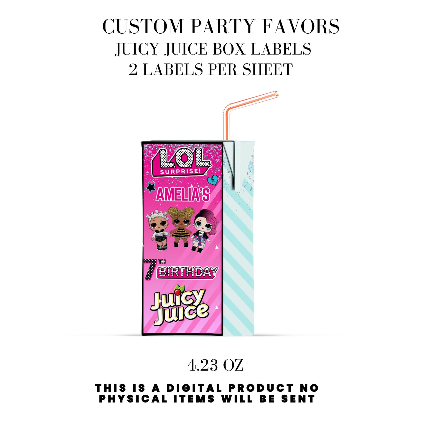 LOL Dolls Birthday Party Favors DFY