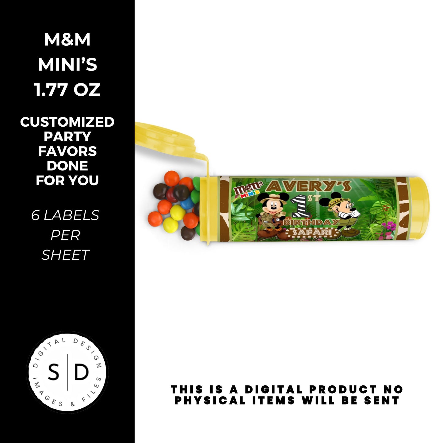 Mouse Safari Birthday Party Favors DFY