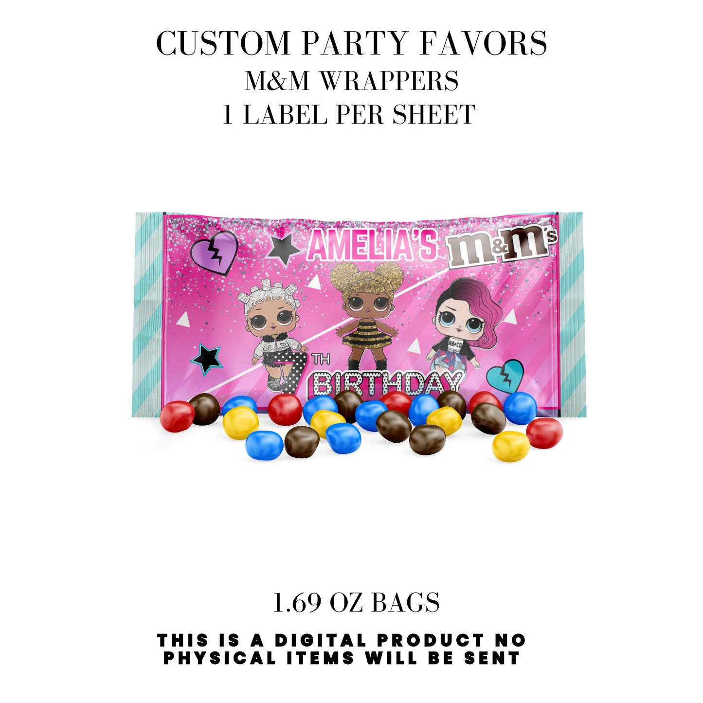 LOL Dolls Birthday Party Favors DFY