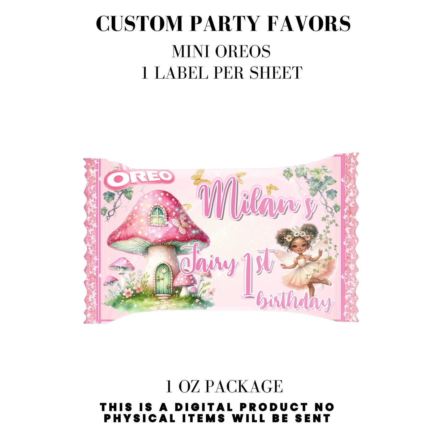 Pink Fairy Garden Birthday Party Favors DFY