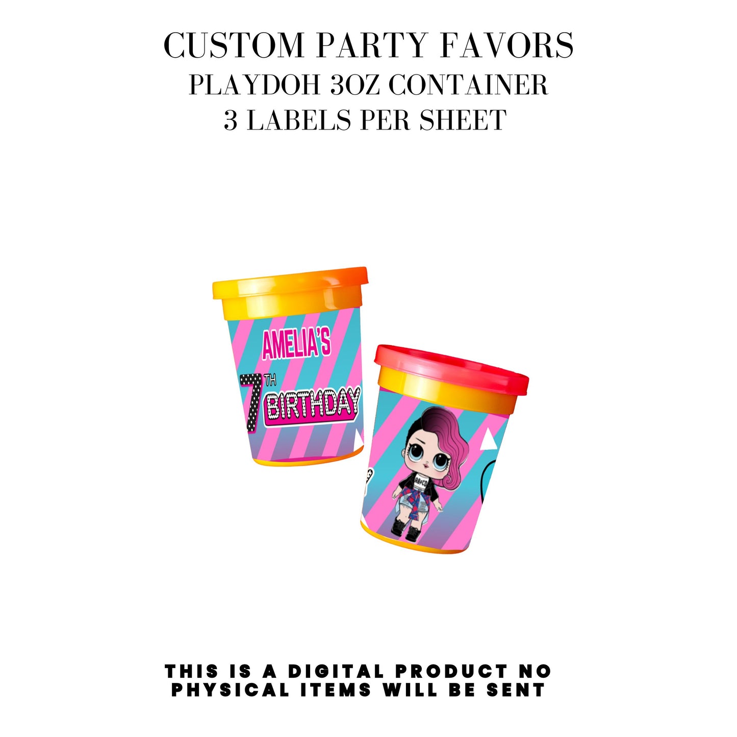 LOL Dolls Birthday Party Favors DFY