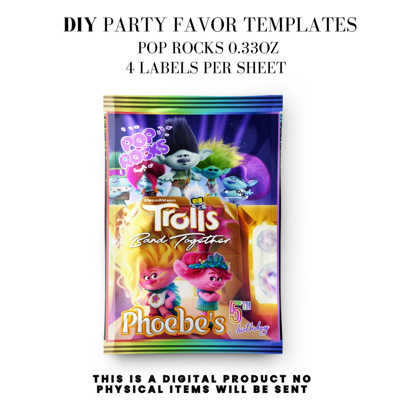 Band Together Birthday Party Favors DFY