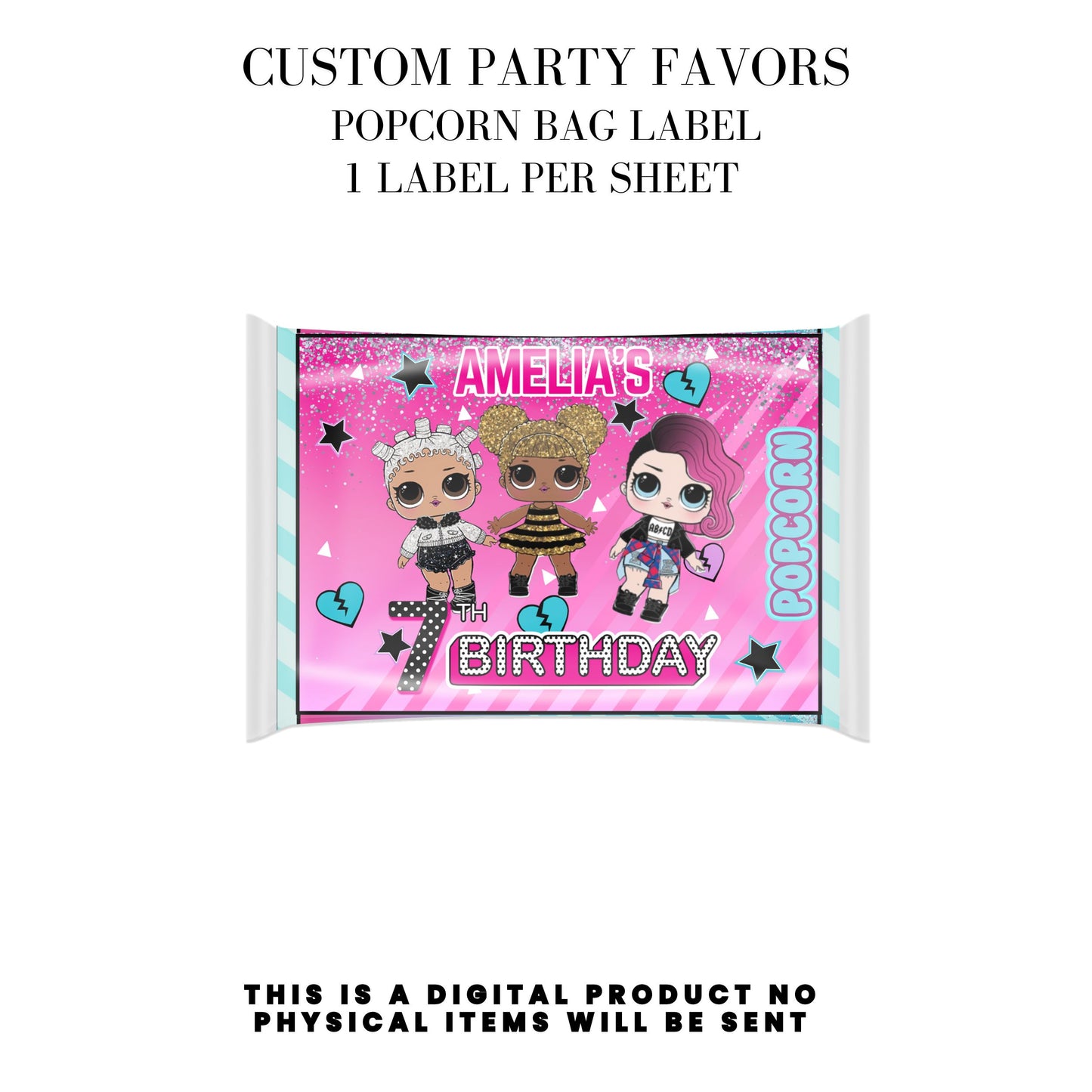 LOL Dolls Birthday Party Favors DFY
