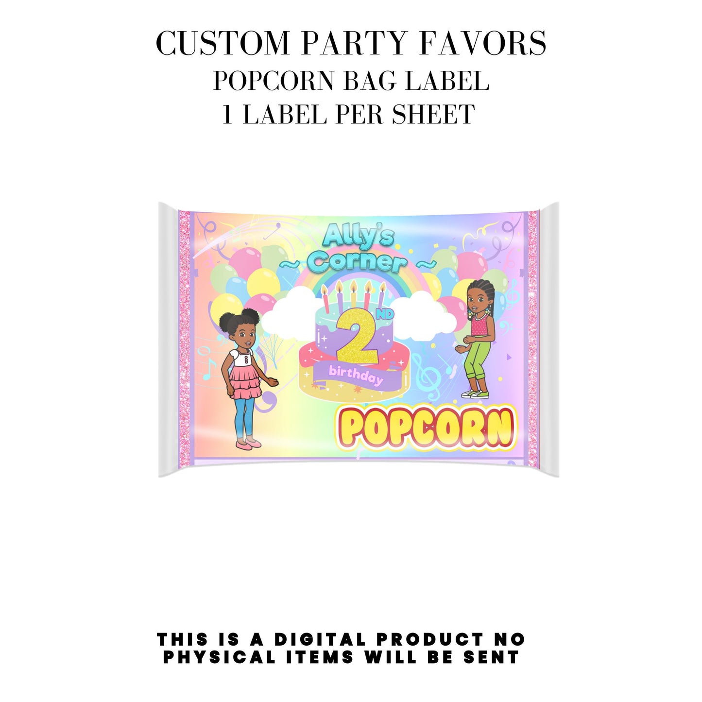 Gracie's Corner Birthday Party Favors DFY