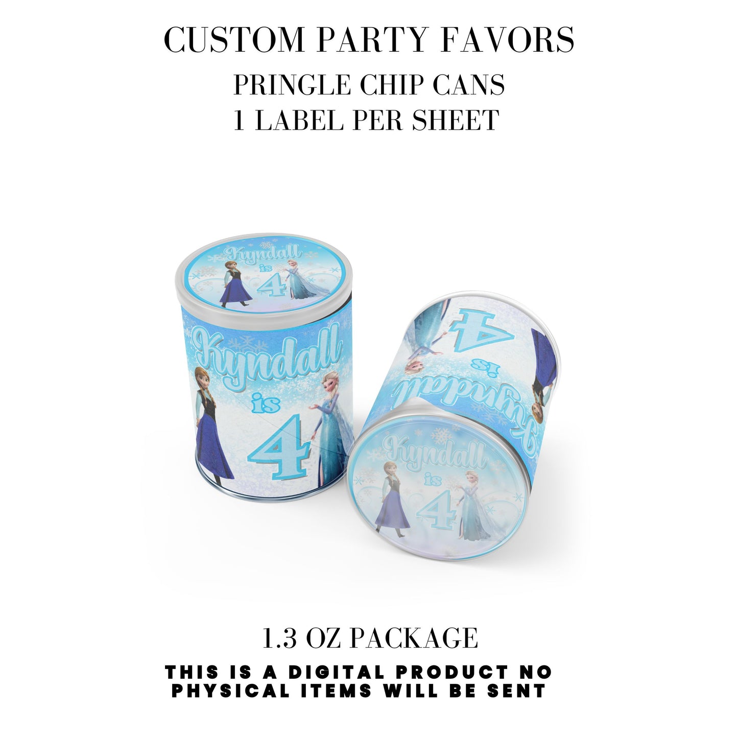 Frozen Birthday Party Favors DFY