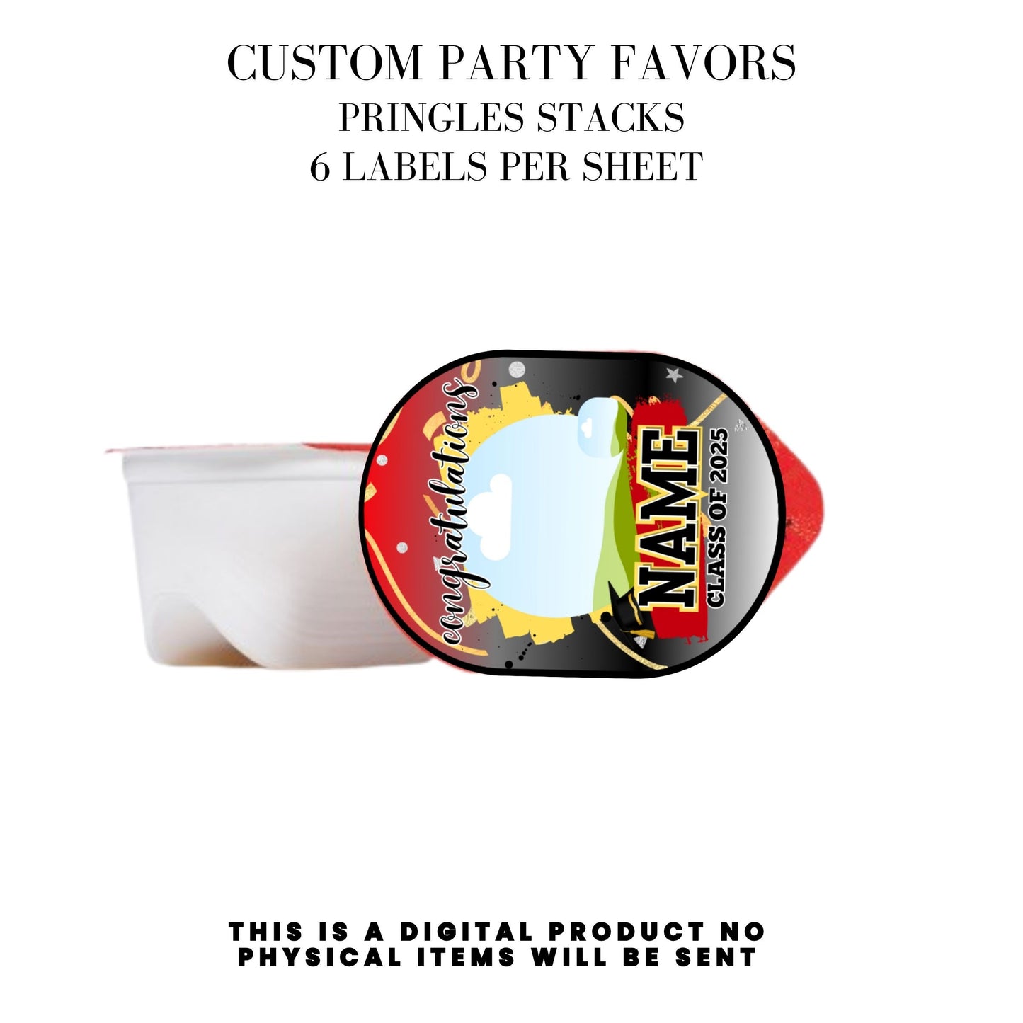 Class of 2025 Graduation Party Favor Canva Template Bundle ๐โจ