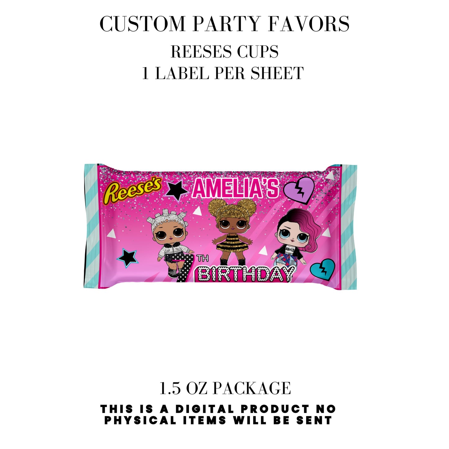 LOL Dolls Birthday Party Favors DFY