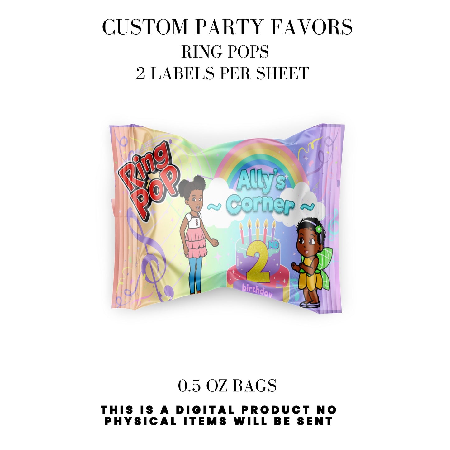 Gracie's Corner Birthday Party Favors DFY