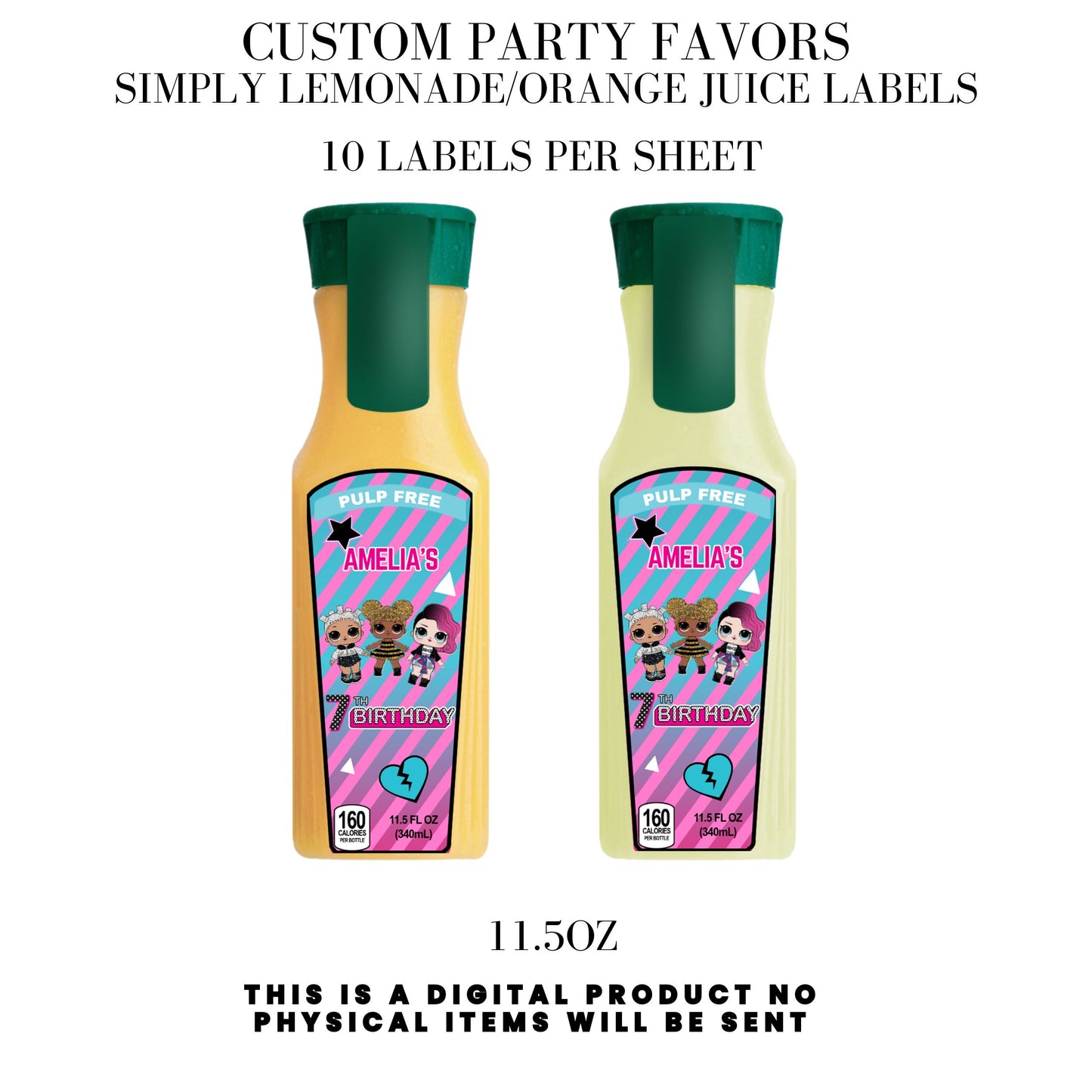 LOL Dolls Birthday Party Favors DFY