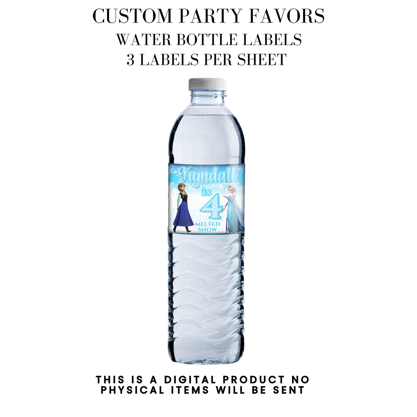 Frozen Birthday Party Favors DFY
