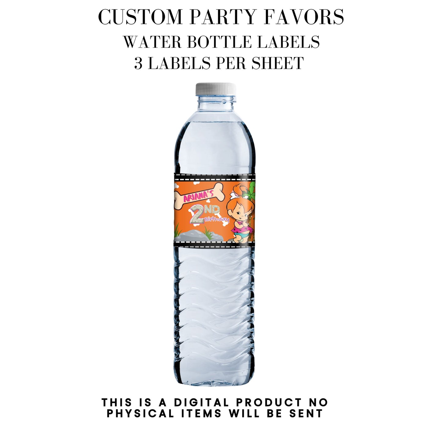 Pebbles & Dino Stone Age Birthday Party Favors DFY