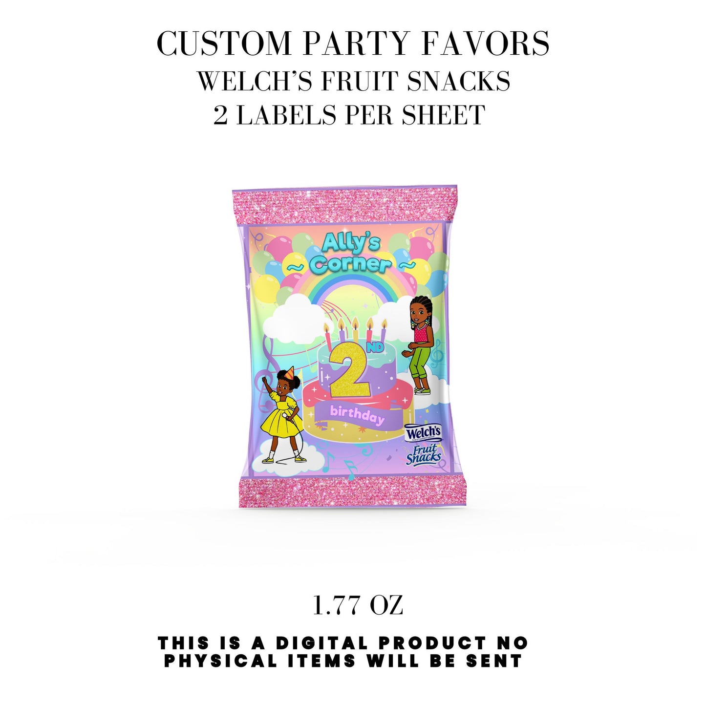 Gracie's Corner Birthday Party Favors DFY