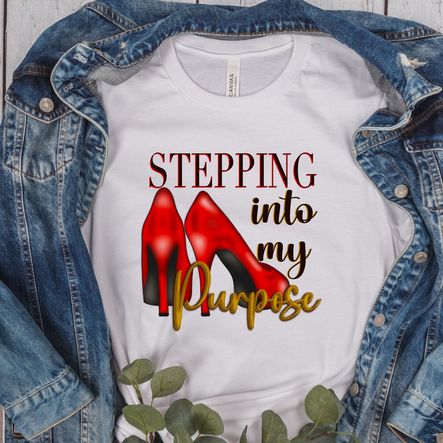 Stepping into my purpose PNG