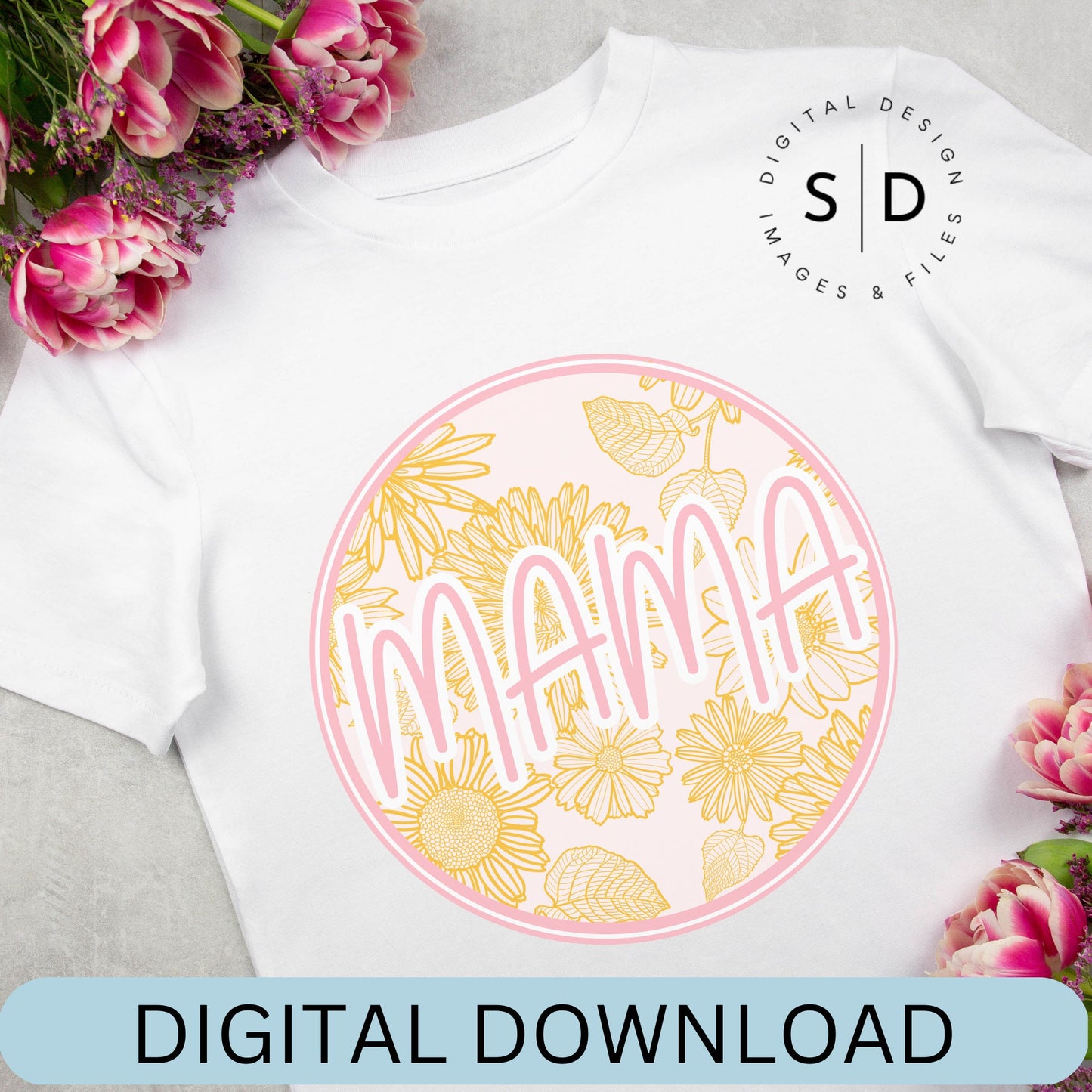 Floral Mama PNG