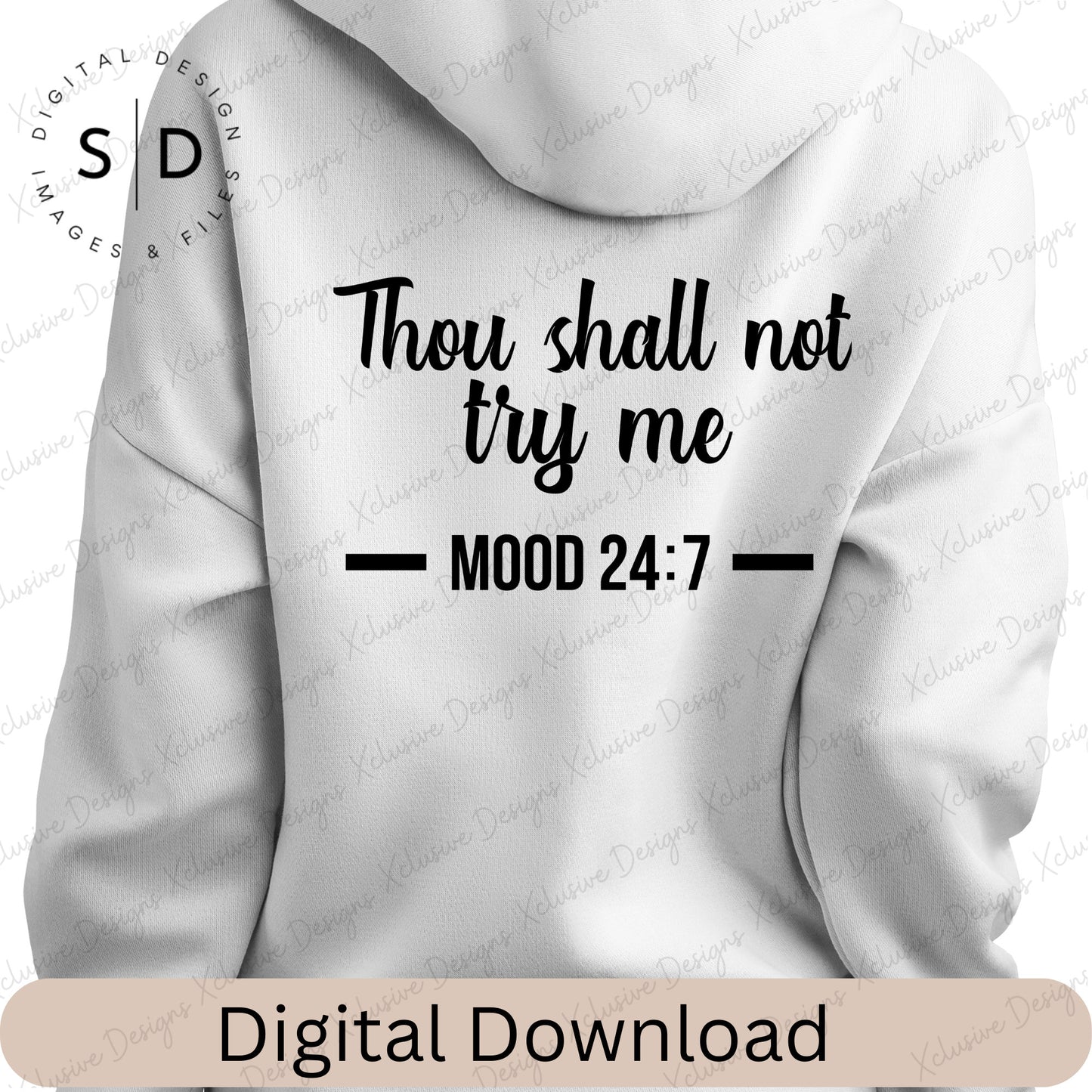 Thou shall not try me SVG
