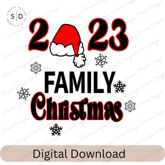 2023 Family Christmas SVG