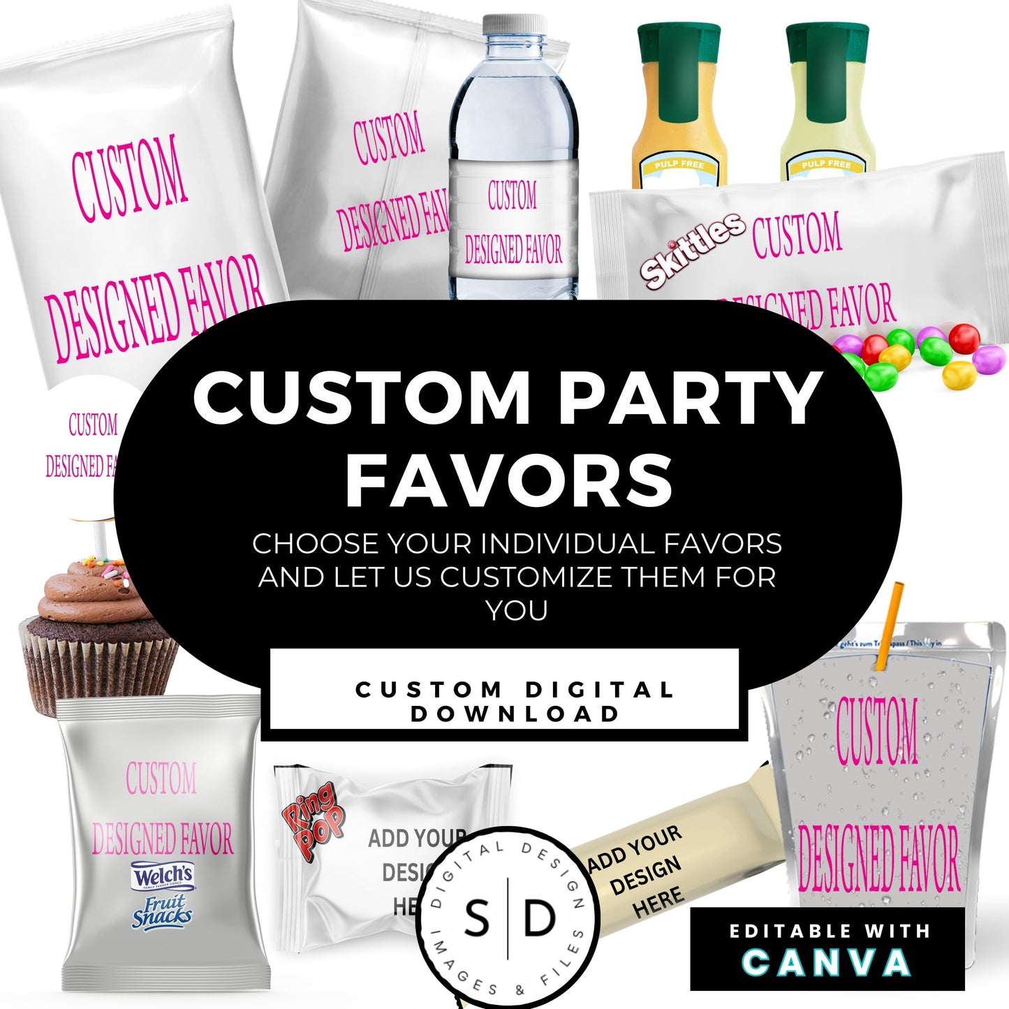 Custom Party Favors DFY